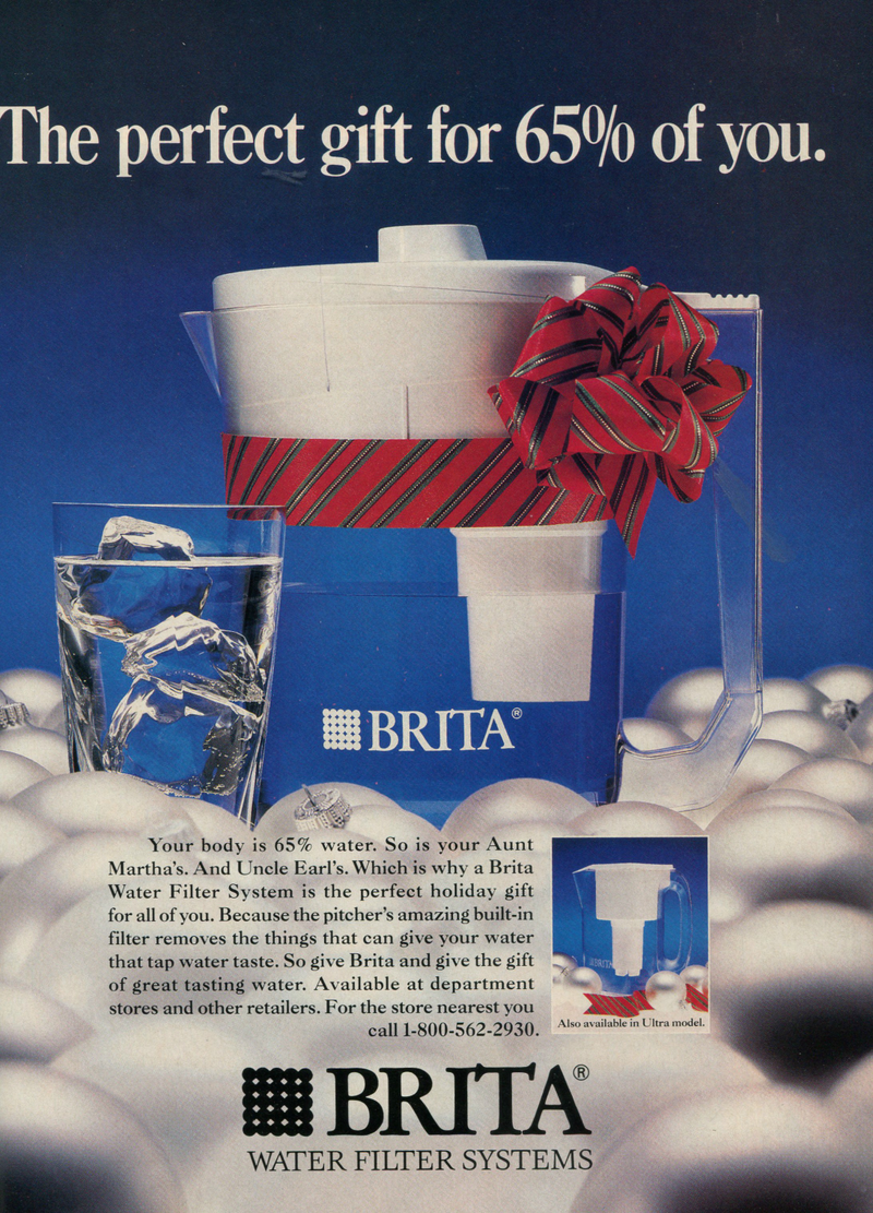 Illustration for article titled 12 Days of Christmas Presents Past: Here--Have a Brita Filtration PitcherÂ
